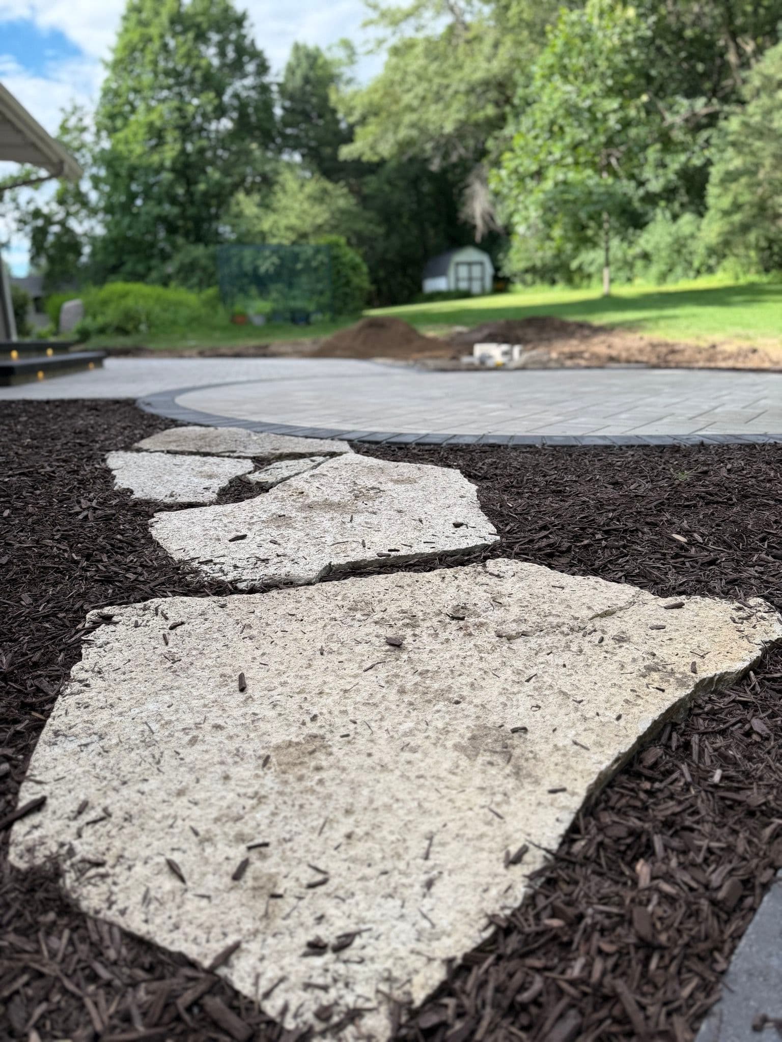 Paver Patio and Landscape Overhaul Coming Together in Madison WI image